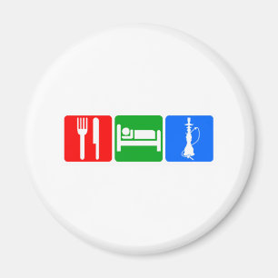 Eat,Sleep,Hookah Magnet