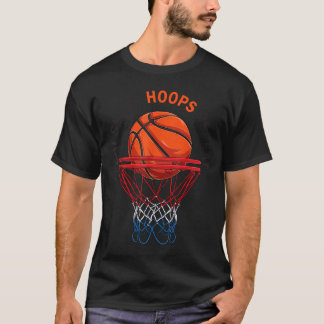Eat Sleep Hoops Repeat For Basball Team T-Shirt