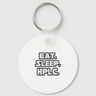 Eat Sleep HPLC Key Ring