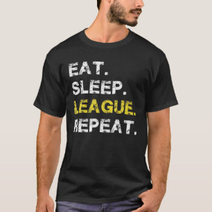 Eat Sleep Hurdles Repeat Sport Enthusiast T-Shirt