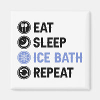 Eat Sleep Ice Bath Wim Hof Cold Shower Iceman