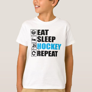 Eat Sleep Ice Hockey Repeat T-Shirt