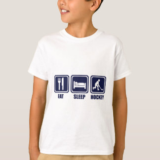 Eat Sleep Ice Hockey Repeat T Shirt