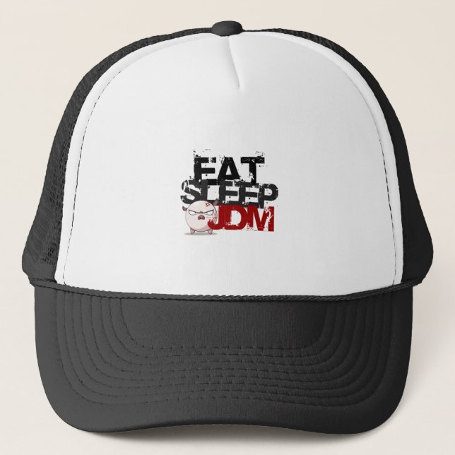 EAT SLEEP JDM TRUCKER HAT (Front)