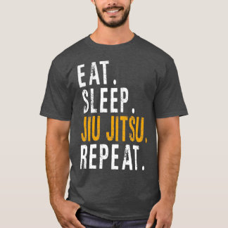 Eat Sleep jiu jitsu Repeat EssentialCopy T-Shirt