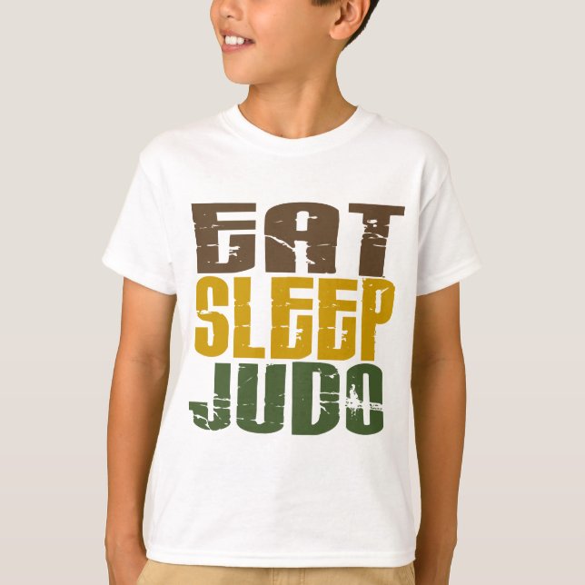 Eat Sleep Judo 1 T-Shirt (Front)