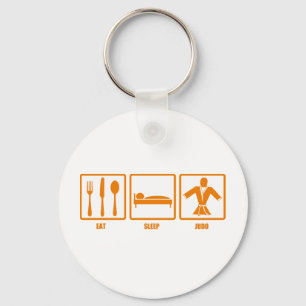 Eat Sleep Judo Key Ring