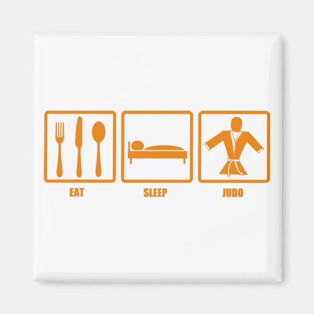 Eat Sleep Judo Magnet (Front)