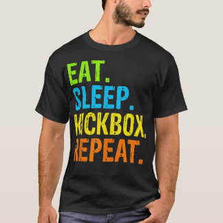 Eat Sleep Kickbox Repeat Kick Boxing Gift  1  T-Shirt