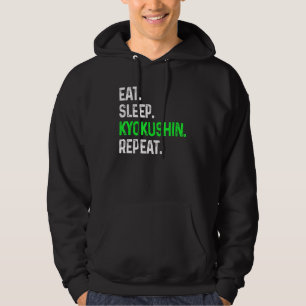 Eat Sleep Kyokushin Repeat Martial Arts Combat Hoodie