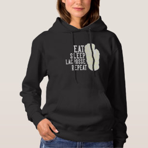 Eat Sleep Lacrosse Repeat Boys Lax Sports Team Gam Hoodie