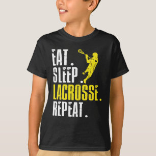 Eat Sleep Lacrosse Repeat Lax Sport T-Shirt