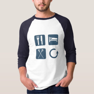 Eat Sleep Lacrosse Repeat T-Shirt