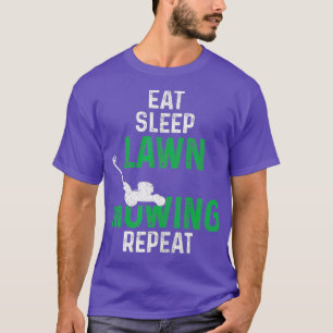 Eat Sleep Lawn Mowing Repeat Mower Landscaping T-Shirt