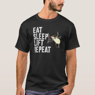 Eat Sleep Lift Repeat Weightlifting Workout Gym We T-Shirt