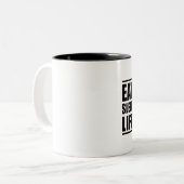 Eat Sleep Lift Two-Tone Coffee Mug (Front Left)