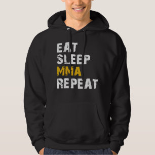 eat sleep mma hoodie