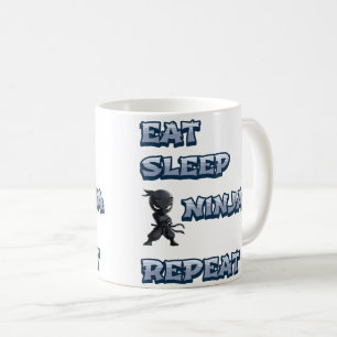 Eat, Sleep, Ninja, Repeat Coffee Mug