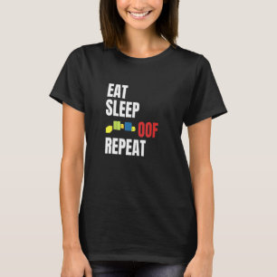Eat Sleep Oof Repeat Meme Gamers Idea T-Shirt