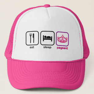 Eat Sleep Pageant Trucker Hat