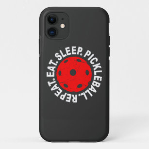 Eat Sleep Pickleball Repeat as Vintage Pickleball Case-Mate iPhone Case