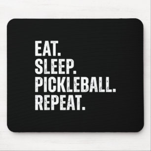 Eat Sleep Pickleball Repeat Funny Player Gift Mouse Pad