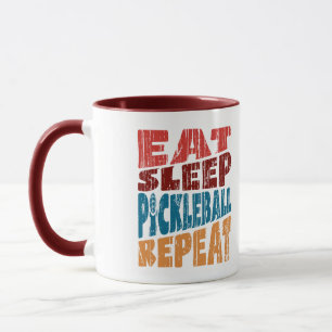 Eat Sleep Pickleball Repeat Mug