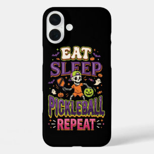 Eat Sleep Pickleball Repeat Pickleball iPhone 16 Plus Case