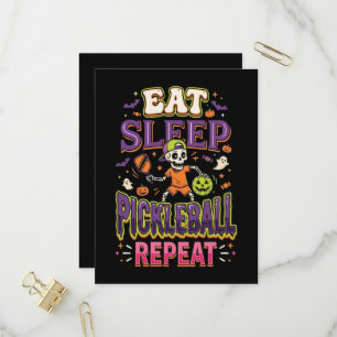Eat Sleep Pickleball Repeat Pickleball Invitation Postcard
