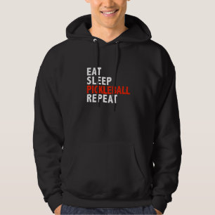 Eat Sleep Pickleball Repeat Pickleball Players Hoodie
