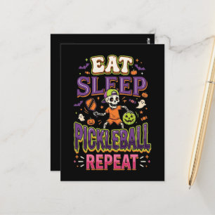 Eat Sleep Pickleball Repeat Pickleball Postcard