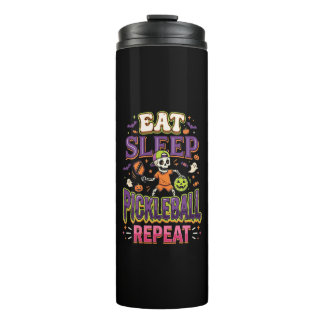 Eat Sleep Pickleball Repeat Pickleball Thermal Tumbler