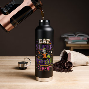 Eat Sleep Pickleball Repeat Pickleball Water Bottle