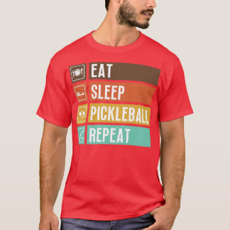 Eat Sleep Pickleball Repeat T-Shirt