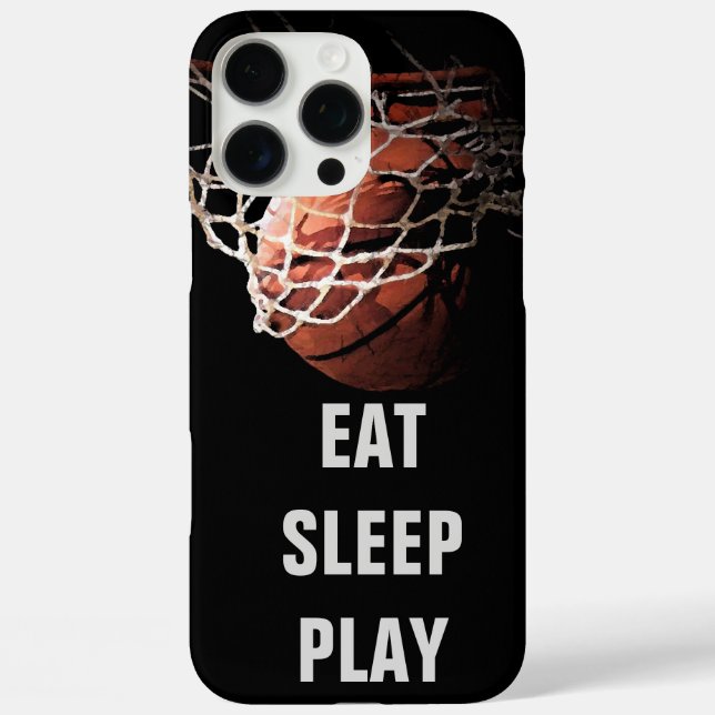 Eat Sleep Play Basketball Case-Mate iPhone Case (Back)