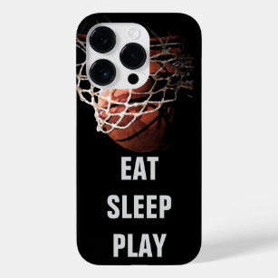 Eat Sleep Play Basketball Case-Mate iPhone 14 Pro Case