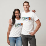 Eat Sleep Play Basketball T-Shirt<br><div class="desc">I love playing basketball. Dribbling has taken over my life.</div>