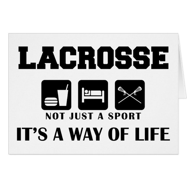 Eat Sleep Play Lacrosse (Front Horizontal)