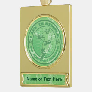 Eat, Sleep, Play Lacrosse Christmas Ornament