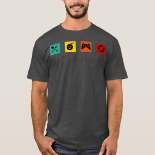 Eat Sleep Play Repeat Video Game T-Shirt