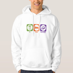 Eat Sleep Play Rugby Hoodie