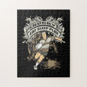 Eat, Sleep Play Rugby Jigsaw Puzzle