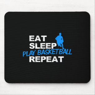 Eat Sleep Play Sketll Repeat Mouse Pad
