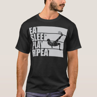 Eat Sleep Play Soccer field  T-Shirt