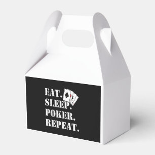 Eat Sleep Poker Repeat Casino Saying Poker Favour Box
