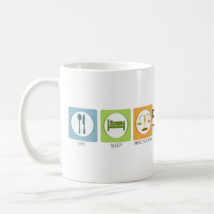 Eat sleep, practice law coffee mug