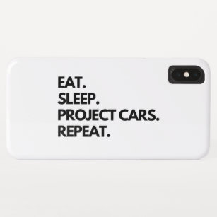 Eat Sleep Project Cars Repeat Case-Mate iPhone Case
