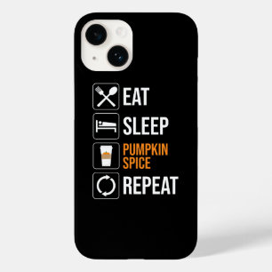 Eat. Sleep. Pumpkin Spice. Repeat Case-Mate iPhone 14 Case