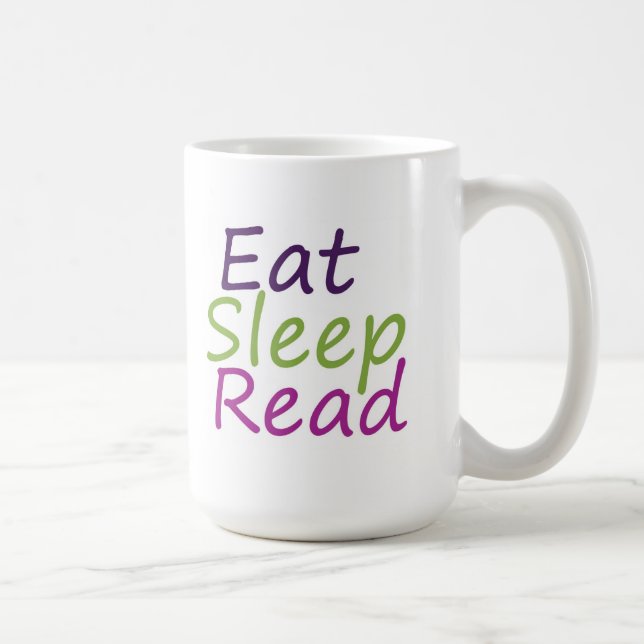 Eat Sleep Read Coffee Mug (Right)