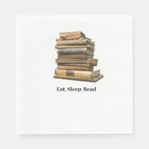 Eat Sleep Read Napkin